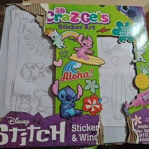Stitch CRA-Z-Gels 3D Deluxe DIY Sticker Maker Set, Great for Boys and Girls A...
